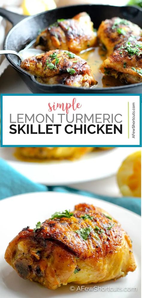 Keto Healthy, Anti Inflammation Recipes, Dinner Keto, Chicken Skillet Recipes, Turmeric Recipes, Think Food, Skillet Chicken, Ketogenic Recipes, New Energy