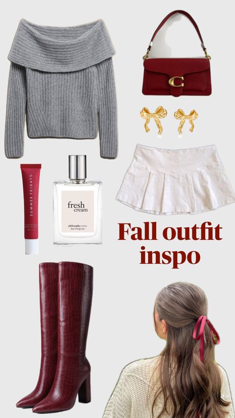 Cute and cozy outfit perfect for autumn or winter Winter Rush Outfits, Warm Weather Christmas Outfit, Fall Preppy Outfits, Preppy Christmas Outfit, Preppy Style Winter, Preppy Fall Outfits, Rush Outfits, Fall Outfit Inspiration, Preppy Christmas