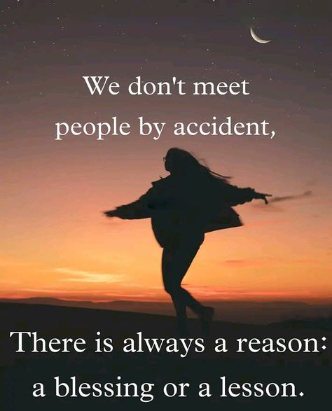 We don't meet people by accident. There is always a reason: a blessings or a lesson. Accident Quotes, Meet People, A Blessing, Famous Quotes, Meeting People, Best Quotes, Life Quotes, Quotes, Movie Posters