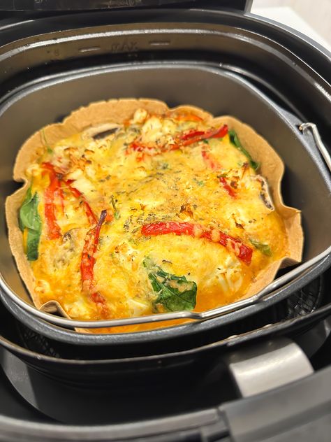 Tortilla Air Fryer, Air Fryer Frittata, Recipe Using Tortillas, Fritata Recipe, Frittata Recipes, Air Fryer Dinner Recipes, Air Fryer Recipes Healthy, Air Fry, Hearty Breakfast