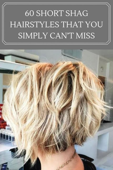 Hairstyles For 2023, Short Shaggy Haircuts, Sassy Haircuts, Short Shag Haircuts, Thick Wavy Hair, Short Shag Hairstyles, Short Shag, Chin Length Hair, Messy Short Hair