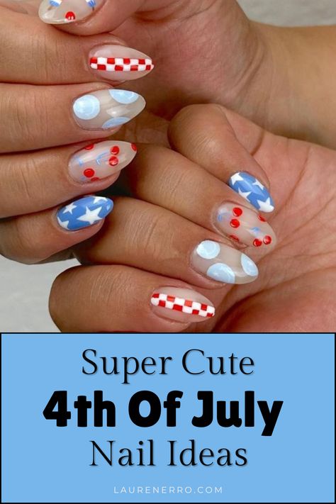 Are you ready to get your nails waving the flag this 4th of July? I’ve got you covered with 21 super patriotic 4th of July nail ideas to help you show off your love for red, white, and blue! Whether you’re chilling at a backyard BBQ or watching fireworks light up the sky, this nail inspiration will add an extra spark to your Independence Day celebration. So grab your polish and let’s dive into some festive nail art that’ll have you feeling all kinds of patriotic pride! Fourth Of July Nail Ideas, 4th Of July Nail Ideas, Red White And Blue Nails, Patriotic Nail, 4th Of July Nail, Patriotic Nails Design, Berry Nails, Watching Fireworks, Fourth Of July Nails