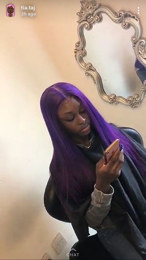 Purple Wig Hairstyles, Purple Wig Install, Wig Install, Purple Wig, Black Girls Hairstyles, Cosmetology, Purple Hair, About Hair, Deep Purple