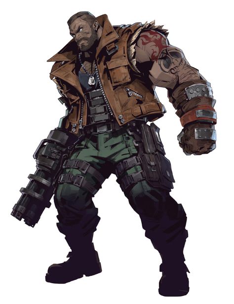 Barret Wallace Artwork - Final Fantasy VII: Ever Crisis Art Gallery Paine Final Fantasy Art, Final Fantasy Boss Art, Barret Wallace, Barret Final Fantasy Vii, Cloud And Barret Ff7, Final Fantasy Official Artwork, Library Games, Graffiti Tattoo, Final Fantasy Artwork