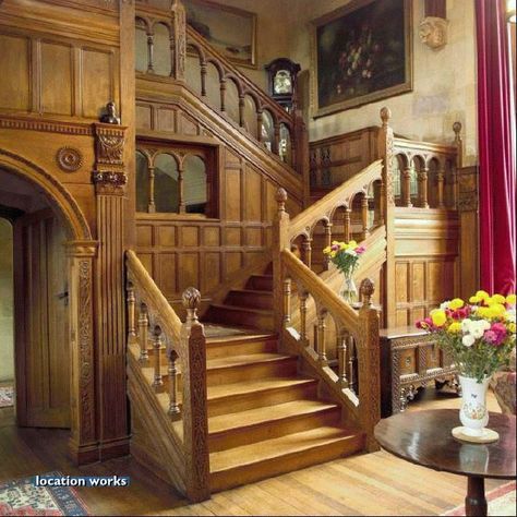 Victorian Stairs, Beautiful Staircases, Victorian Home Interior, Victorian Home Decor, Victorian Interior, Victorian Interiors, Victorian Mansions, Smiling Faces, Victorian Furniture