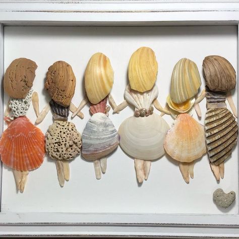 Ideas To Use Seashells, Seashell Diy, Shells Art, Seashell Art Diy, Shell Ideas, Art Coquillage, Oyster Shell Crafts, Shell Craft, Seashell Projects