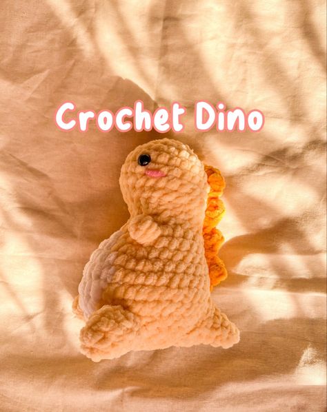 Crochet A Dinosaur Free Pattern, Amigurumi Free Pattern Dino, Popular Crochet Plushies, Free Crochet Dino Pattern, Dino Nuggets Crochet Pattern Free, Dino Amigurumi Free Pattern, Amigurumi Dinosaur, Dino Crochet Pattern, Free Dino Nugget Crochet Pattern