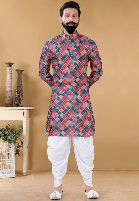 Beautiful party wear colorful dhoti kurta Bridegroom Outfits, Traditional Indian Mens Clothing, Kurta Designs Men's, Indian Wedding Clothes For Men, Best Wedding Suits, Boys Kurta Design, Wedding Dresses Men Indian, Gents Kurta Design, Fashion Illustration Tutorial