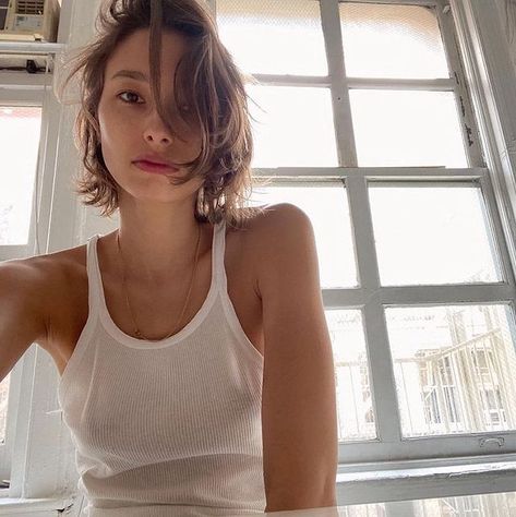 TUCHUZY (@tuchuzystore) • Instagram photos and videos Alexandra Agoston, Hair Mistakes, Fresh Cut, Ribbed Tank, Portrait Photo, Basic Tank Top, Hair Inspiration, Camisole Top, Wonder