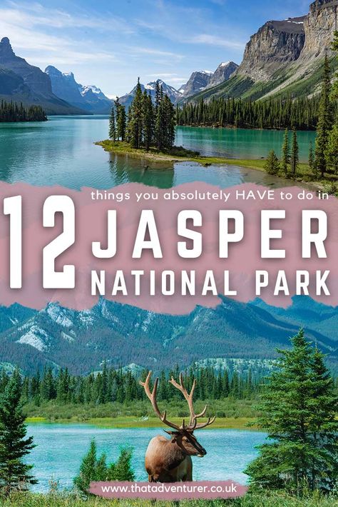 What To Do In Jasper Alberta, Jasper Lake Canada, Things To Do In Jasper Alberta, Jasper Alberta Canada, Canadian National Parks, Vacation Wallpaper, Athabasca Falls, Jasper National Park Canada, Jasper Canada