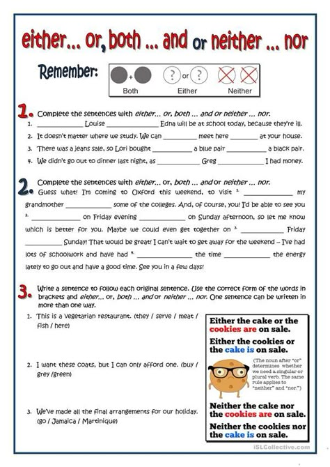 Correlative Conjunctions, Conjunctions Worksheet, Linking Words, English Grammar Rules, English Teaching Materials, Teaching English Grammar, English Exercises, English Grammar Worksheets, Grammar Practice