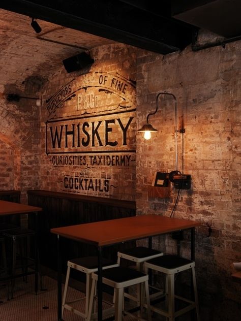 Palmer & Co.....Sydney Home Speakeasy Bar, Speakeasy Decor, Bar Deco, Pub Interior, Speakeasy Bar, Pub Design, Rustic Bar, Whiskey Bar, Modern Restaurant