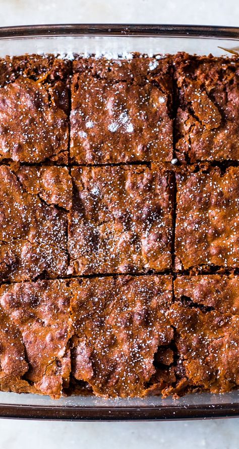 Easy, gluten free brownies made with chickpea flour (besan) are fudgy… Chickpea Flour Brownies, Garbanzo Flour, Chickpea Brownies, Chickpea Flour Recipes, Medicine Tips, Vegan Brownie, Gluten Free Brownies, Healthy Treat, Baking Soda Uses