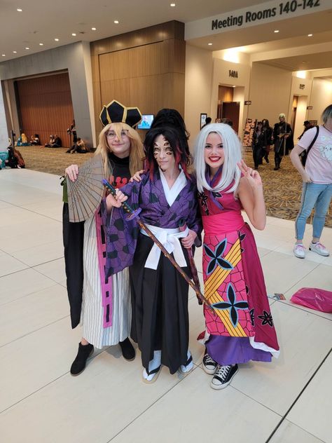 Demon Slayer Upper Moon Demons, Gyutaro Cosplay, Upper Moon Demons, Doma Cosplay, Demon Slayer Upper Moon, Kny Cosplay, Upper Moons, Upper Moon, Cosplay Inspiration