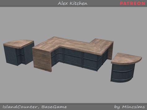 Alex Kitchen | Mincsims on Patreon Sims 4 Kitchen Patreon, Sims4 Cc Furniture Kitchen, Ts4 Cc Furniture Kitchens, Sims 4 Kitchen Cc Patreon, Sims 4 Furniture Cc Kitchens, Sims 4 Cc Kitchen Counters Patreon, Sims 4 Cc Kitchen Patreon, Sims 4 Counters Cc, Sims4 Kitchen Counters