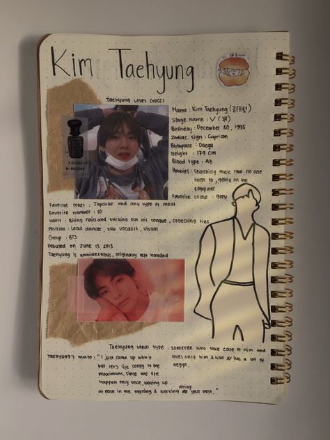 #kpopjournal #bts Journal Ideas Pictures, Kim Taehyung Journal, Bts Scrapbook Ideas, Taehyung Journal, Bts Journal Ideas, Bts Journal, Nail Biting, Love Only, Ideas Pictures