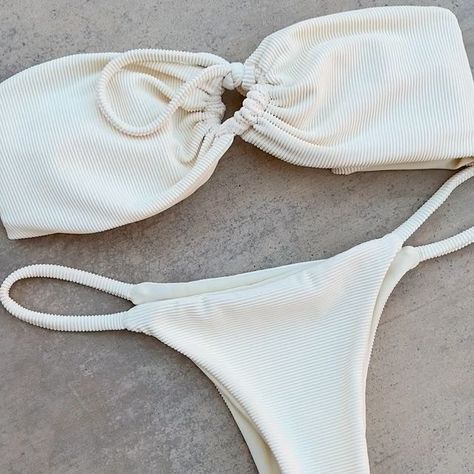 Bandeau Top Bikinis, Cute Summer Bikinis Strapless, Summer Bikinis Strapless, Cabo Outfits, Swimsuit Pics, Bday List, Summer Shopping, Bandeau Tops, Bandeau Swimsuit