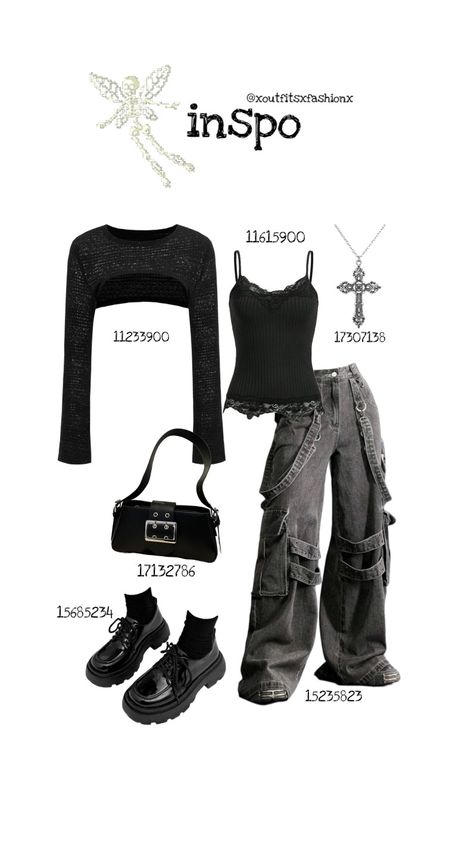 Shein Fits With Code, Shein Alternative Outfits, Shein Outfit Inspo Codes, Shein Grunge Outfits Codes, Shein Grunge Outfits, Acubi Shein Codes, Grunge Outfits Shein, Shein Goth Outfits, Shein Codes Y2k