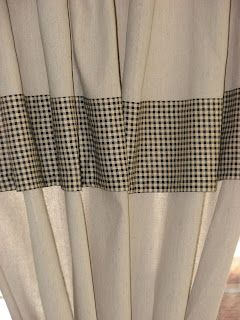 Curtains In The Kitchen, Diy Kitchen Curtains, Buffalo Check Curtains, Cloth Curtains, Check Curtains, Above The Sink, Drop Cloth Curtains, Drop Cloth, No Sew