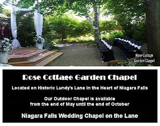 Niagara Wedding Chapel on the Lane: Niagara Falls Wedding Chapel - small wedding - elo... Niagara Falls Wedding, Niagara Wedding, Rose Cottage, Chapel Wedding, Small Wedding, Niagara Falls, Cottage Garden, Fall Wedding, Elopement