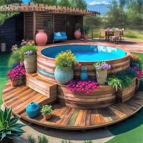 Stock Pools, Pool Hacks, Stock Tank Pool Diy, Outside Pool, Outdoor Pool Area, Pools Backyard Inground, Stock Tank Pool, Small Pool Design, Stock Tank