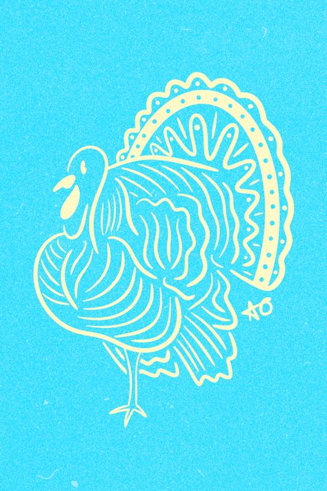 Thanksgiving Wallpaper Preppy, Auburn Preppy Art, Teal Blue Preppy Wallpaper, Preppy Prints Wallpaper Orange, Preppy Fall/halloween Wallpaper, Birds Cartoon, Turkey Cartoon, Blue Thanksgiving, Wallpaper Happy