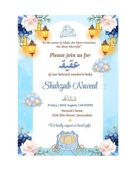 Digital Aqiqah Invitation Card Dm to place your order #aqiqahinvitation #aqiqahinvitationcard #aqiqahinvites #aqiqah #aqiqahcard #aqiqah #aqiqahinvitationvideo #babyaqiqah #sunnat #babyannouncement #babyannouncementcard #digitalannouncement #sunnah #islam #welcombaby #babycard Invitation Card Aqiqah, Aqeeqah Decoration, Aqiqah Invitation Cards, Aqiqah Invitation, Digital Announcement, Wallpaper Ios, Baby Announcement Cards, Iphone Wallpaper Ios, Arabic Calligraphy Art