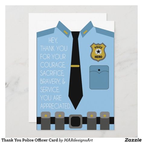 Police Template, Police Officer Crafts, Police Officer Appreciation, Police Crafts, Thank You Poster, Fun Police, Custom Thank You Cards, Appreciation Cards, Community Helpers