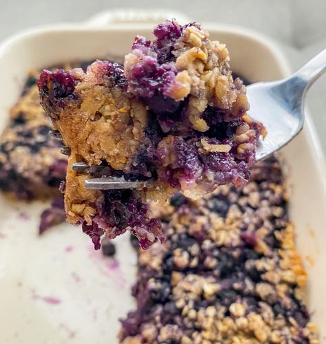 Vegan Blueberry Baked Oatmeal, Baked Blueberry Oatmeal, Quick Oat Recipes, Brunch Favorites, Blueberry Baked Oatmeal, Blueberry Oatmeal Bake, Peanut Butter Blueberry, Nachos Recipe Easy, Daniel Fast Recipes