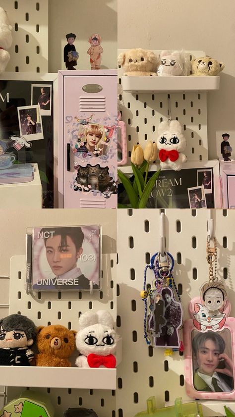 Nct Dream Room Decor, Kpop Desk, Kpop Core, Desk Inspo, Pinterest Room Decor, Dream Room Inspiration, Room Style, Room Makeover Inspiration, Desk Setup