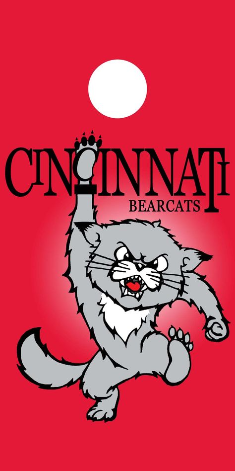 Cincinnati Bearcats Cat Logos, Cornhole Boards Designs, Board Designs, Cornhole Board, Flowers Photography Wallpaper, University Of Cincinnati, Corn Hole, Cincinnati Bearcats, Cat Logo