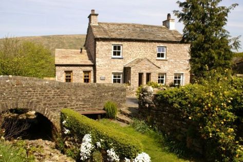 Bridge Cottage, Waterside Rental in The Yorkshire Dales, Sleeps 6 Yorkshire Cottage, Terraced Cottage, Southern Style Home, Riverside Walk, Paved Patio, Cottage Exterior, Skye Scotland, Luxury Cottage, Scotland Highlands