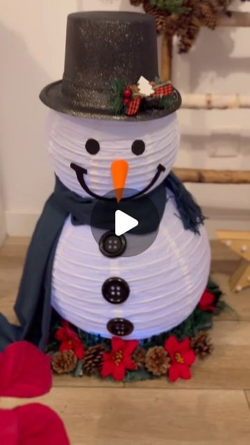 IKEA Hacks & Ideas on Instagram: "⛄️ Check out the amazing transformation by @lovinhope__ as she turns ordinary paper lamps from IKEA OMSESIDIG and IKEA BASTUA into an absolutely COOL Snowman! ❄️✨ 

This IKEA IDEA 💡 is not only incredibly easy but also a whole lot of FUN, and guess what? Even the littlest members of your family can join in on the excitement! 🎉😄 

But wait, it gets even better! 🎁 Inside, she added twinkling Christmas lights, giving this Snowman an enchanting glow that’ll light up your nights! 🌟 And here’s the best part: she intentionally left the hat unattached, allowing you to turn the lights on and off whenever you desire! 🎩💡 How convenient is that? 

Don’t miss out on this brilliant DIY project that will bring joy and festive cheer to your home! 🏠✨ Get your creat How To Make A Snowman, Snowman Hat Diy, How To Make Snowman, Twinkling Christmas Lights, Ikea Hacks Ideas, Paper Lamps, Ikea Lamp, Ikea Hack Ideas, Make A Snowman