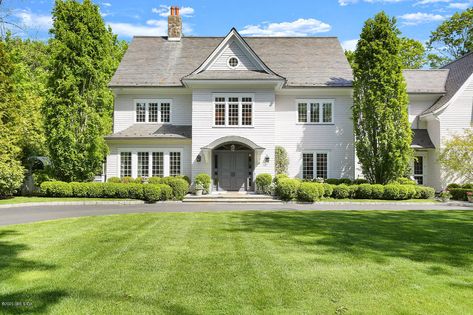 9 Mackenzie Gln, Greenwich, CT 06830 | MLS #113830 | Zillow Greenwich Ct Homes, Bedroom Ceilings, Connecticut Homes, Shingle Siding, Greenwich Ct, Traditional Exterior, Slate Roof, Living Room Ceiling, Marble Fireplaces