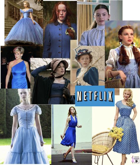 Blue dresses in movies Dresses In Movies, Bleu Dress, Blue Pin, Dresses Blue, Pin Collection, Blue Dress, Blue Dresses, Disney Princess, Collage