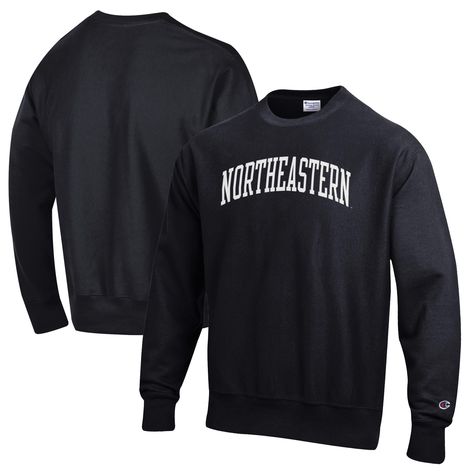 This Northeastern Huskies Reverse Weave Fleece Crewneck Sweatshirt from Champion will keep you warm even when the temperature begins to cool off. The reverse weave fleece is cut on the cross-grain, which will help resist shrinking. With printed Northeastern Huskies graphics, make sure you're never forced to choose between your comfort or your fandom on brisk gamedays. Niagara University, Southern Miss Golden Eagles, University Of Tampa, Iowa Hawkeyes, Champion Reverse Weave, Full Zip Hoodie, Grey Hoodie, Team Spirit, Pullover Sweatshirt