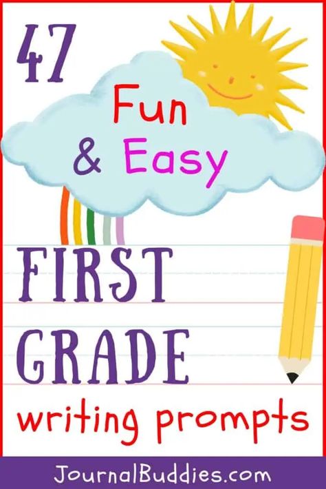 Daily Writing Prompts 1st Grade, Writing First Grade Activities, Writing Topics For First Grade, Daily Writing Journals First Grade, About Me Writing Prompts, First Grade Language Arts Activities, Writing Prompts For First Grade Free, Journal Prompts 1st Grade, First Grade Journal Writing Prompts