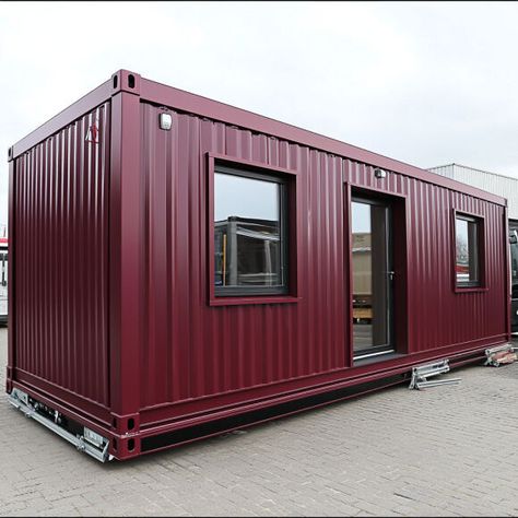 Porta Cabin, Portable Cabins, Cabins For Sale, Container Buildings, Container Architecture, Business Space, Container Design, Container House Design, Container Homes