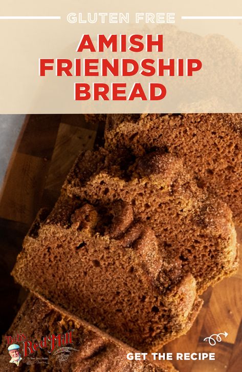 Gluten Free Friendship Bread Starter, Gluten Free Amish Bread, Gluten Free Amish Friendship Bread, Healthy Sweet Bread, Amish Bread Starter, Amish Bread Recipes, Friendship Recipe, Friendship Bread Recipe, Friendship Bread Starter