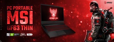 MSI Gaming Laptop Website Banner Design (Free Download) on Behance Laptop Banner, Laptop Website, Msi Laptop, Website Banner Design, Laptop Design, Pc Portable, Gaming Laptop, Website Banner, Graphic Design Adobe