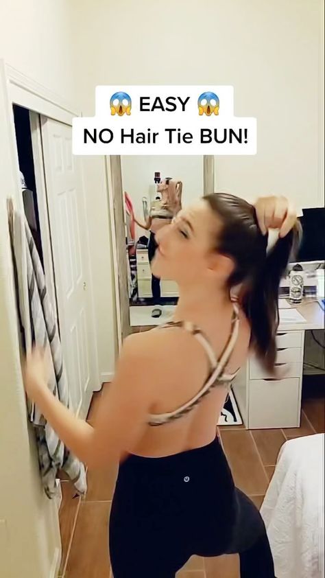 hairtips.diy on Instagram: Amazing Bun Tutorial 🥰😍 by @brookerowleyy • No Copyright Infringement Intendeed • For the owners, if you don’t want your video to be… Hair Stylea, Sporty Hair, Tiktok Hacks, Curling Tips, Hair Doos, Hair Challenge, Hair Upstyles, Beauty Hairstyles, Hair Curling