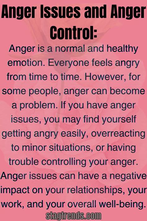 Anger Issues and Anger Control Signs Of Anger Issues, How To Control Anger Issues, How To Overcome Anger, Romantic Questions For Couples, Anger Coping Skills, Anger Control, Anger Worksheets, I Know My Worth, How To Control Anger