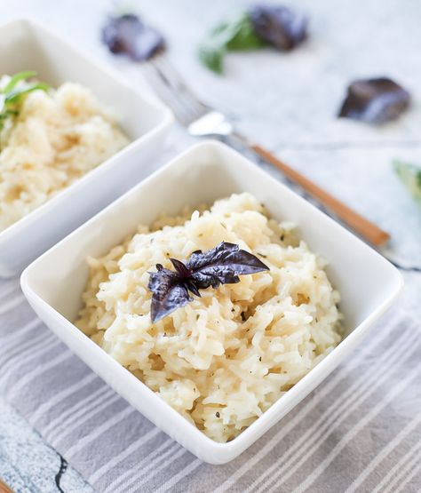 Risotto With Jasmine Rice, Jasmine Rice Risotto, Herb Risotto, Kid Cooking, Rice Risotto, How To Make Risotto, Cut Recipe, Seared Chicken Breast, Fantasy Food