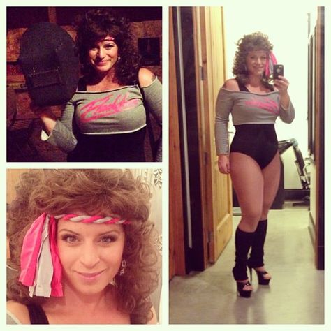 Flashdance Diy 80s Shirt, Sandy Grease Outfit, Flashdance Costume, Best 80s Costumes, Neon Fancy Dress, 80s Aerobics, 80s Party Costumes, Outfit 80s, 80s Halloween Costumes