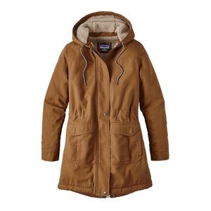 Winter Parka Women, Utilitarian Fashion, Brown Parka, Bear Brown, Carhartt Womens, Womens Jackets Casual, Khaki Fashion, Womens Parka, Patagonia Jacket