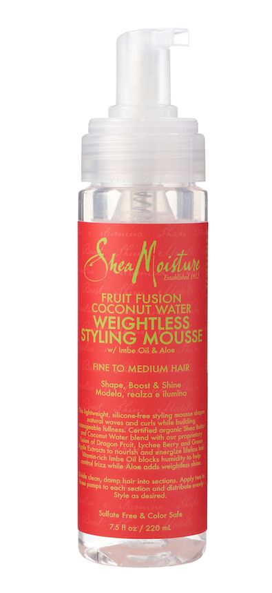 An antioxidant-rich mix of dragonfruit, lychee berry, and green apple extracts… Aloe For Hair, Drugstore Hair Products, Thick Hair Remedies, Get Thicker Hair, Styling Mousse, Shea Moisture, Coconut Oil Uses, Lifeless Hair, Cute Haircuts