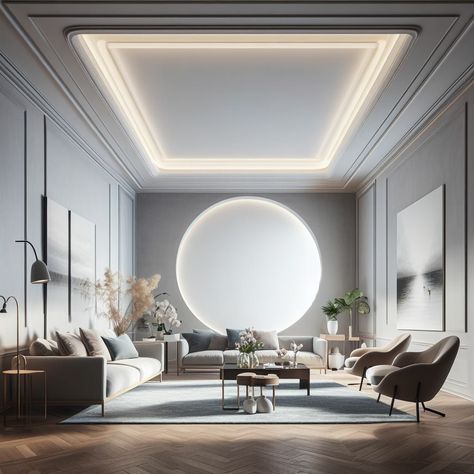 Neo Classical False Ceiling Design, Modern Plastering, Latest False Ceiling Designs, Drawing Room Ceiling Design, Luxury Ceiling Design, Simple Ceiling, Ceiling Details, Fall Ceiling, Simple Ceiling Design