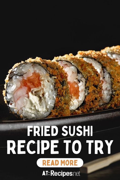 Looking for unique sushi recipes for your next sushi party? Go to Recipes.net and check out our irresistible Fried Sushi Recipe! Elevate your sushi game with this Japanese-inspired dish perfect for any sushi platter. Discover unique sushi filling ideas you can come up for this fried delight. Click here for the full recipe. Sushi Filling Ideas, Dragon Roll Recipe, Beef Sushi, Sushi Guide, Sushi Fillings, Go To Recipes, Fried Sushi, Salmon Sushi Rolls, California Roll Sushi