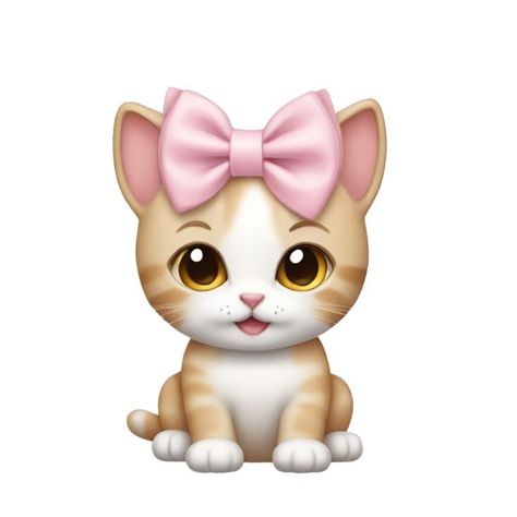 Girly Emojis, Ios18 Emoji, Bow Emoji, Aesthetic Emojis, Emoji Hat, Pink Emoji, Apple Emojis, Light Pink Bow, Images Emoji