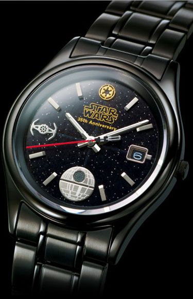 $1100 Star Wars Watch! Star Wars Watch, Dark Vador, Star Wars Love, Star Wars Merchandise, Stars Wars, 35th Anniversary, New Star Wars, Star Wars Darth Vader, Love Stars